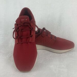New Balance Men's Fresh Foam Cruz Mid Fabric Shoes Red 10 EE Width Athletic EUC